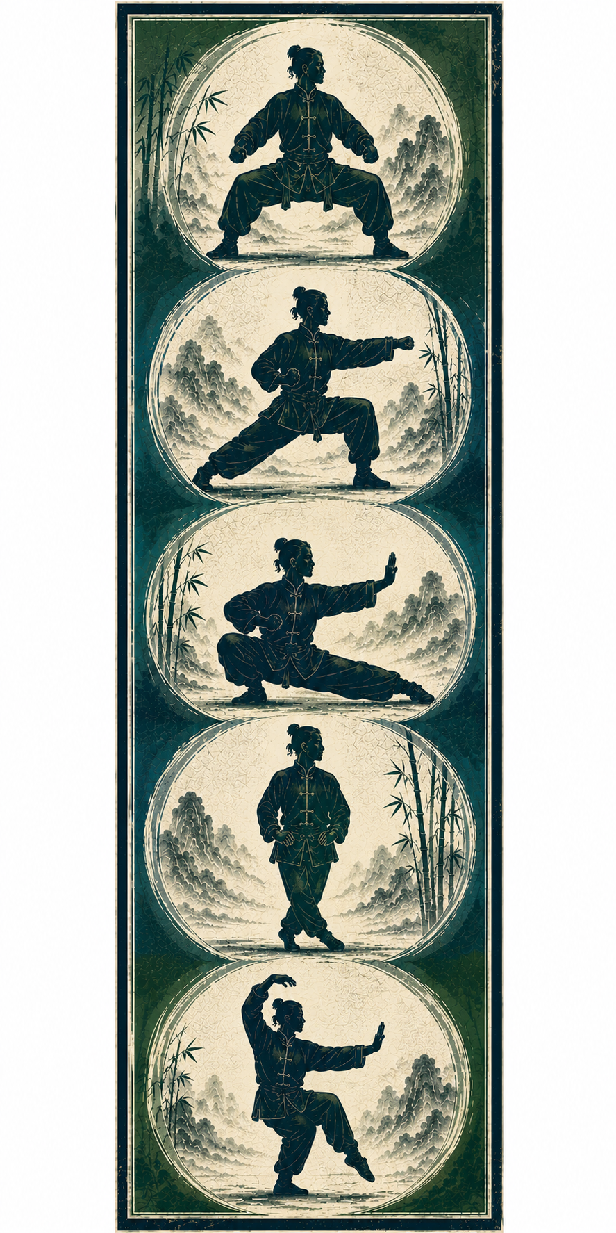 Five stances — Wubu Quan